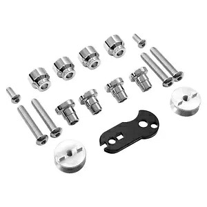 クロームサドルバッグマウントキットハーレーファットボーイブレイクアウトFXBR 2018-2023 22 21に適合 Chrome Saddlebag Mount Kits Fit For Harley Fat Boy Breakout FXBR 2018-2023 22 21 【並行輸入品】