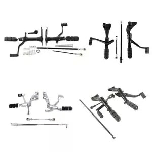 CNC セットフォワードコントロールコンプリートキットペグレバーリンケージフィットハーレースポーツスター CNC Set Forward Control Complete Kit Pegs Lever Linkage Fit For Harley Sportster 【並行輸入品】