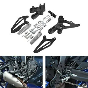 フロントドライバーフットペグフットレストブラケットセットヤマハ YZF R7 YZFR7 2022-2023 に適合 Front Driver Footpegs Footrest Bracket Set Fit For Yamaha YZF R7 YZFR7 2022-2023 【並行輸入品】