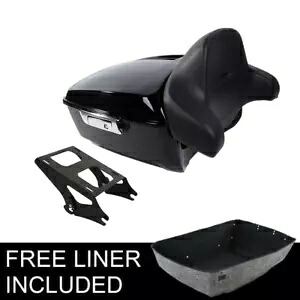 キングパック トランク バックレスト マウント ラック ハーレー ツアー パック ロード グライド 14-23 に適合 King Pack Trunk Backrest Mounting Rack Fit For Harley Tour Pak Road Glide 14-23 【並行輸入品】