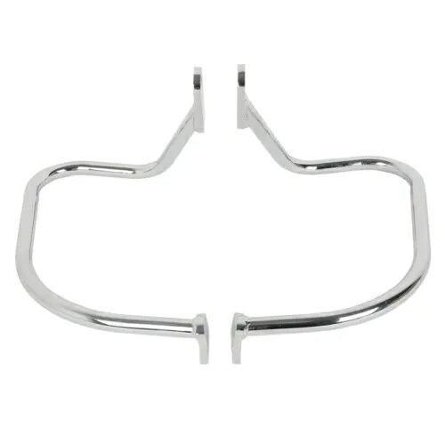 サドルバッグガードクラッシュバーハーレーソフテイルヘリテージスプリンガーFLSTS 1997-99に適合 Saddlebag Guard Crash Bar Fit For Harley Softail Heritage Springer FLSTS 1997-99 【並行輸入品】