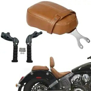 リアフットペグ & 助手席 インディアンスカウト 2015-2023 スカウト ABS 19-20 に適合 Rear Footpegs & Passenger Seat Fit For Indian Scout 2015-2023 Scout ABS 19-20 【並行輸入品】