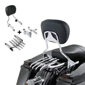 バックレスト シーシーバー ステルス 荷物ラック ドッキング キット ハーレー ツーリング 14-23 に適合 Backrest Sissy Bar Stealth Luggage Rack Docking Kit Fit For Harley Touring 14-23 【並行輸入品】