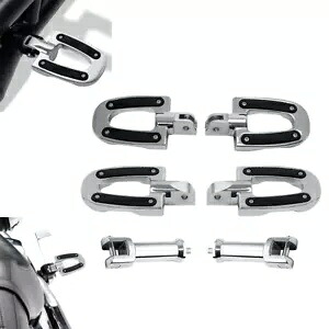 運転席&助手席フットペグ ブラケット付き ハーレー ソフテイル スリム ファットボーイ 18-23用 Driver & Passenger Footpegs W/ Bracket Fit For Harley Softail Slim Fat Boy 18-23 【並行輸入品】