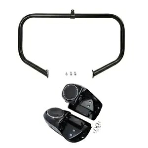 エンジンガードバー下部通気フェアリングスピーカーポッドフィットハーレーツーリング 14-24 Engine Guard Bar Lower Vented Fairing Speaker Pod Fit For Harley Touring 14-24 【並行輸入品】