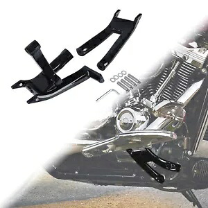 ドライバーフットボードマウントブラケットキット ハーレーソフテイルスリムデラックスFLDE 18-23に適合 Driver Footboard Mount Bracket Kit Fit For Harley Softail Slim Deluxe FLDE 18-23 【並行輸入品】