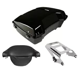 チョップドパック トランクパッドマウントラック ハーレーツアーパック ストリートグライド 2009-13用 Chopped Pack Trunk Pad Mount Rack Fit For Harley Tour Pak Street Glide 2009-13 【並行輸入品】