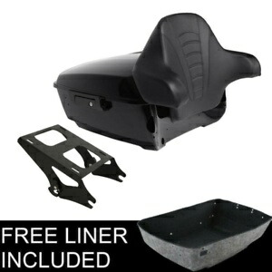 キングパック トランク バックレスト & マウント ハーレー ツアー パック エレクトラ グライド 2014-2024 に適合 King Pack Trunk Backrest & Mount Fit For Harley Tour Pak Electra Glide 2014-2024 【並行輸入品】