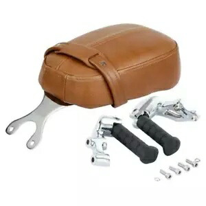 リアフットペグ + デザートタン助手席 インディアンスカウト 15-23 シックス 16-23 に適合 Rear Footpeg + Desert Tan Passenger Seat Fit For Indian Scout 15-23 Sixty 16-23 【並行輸入品】