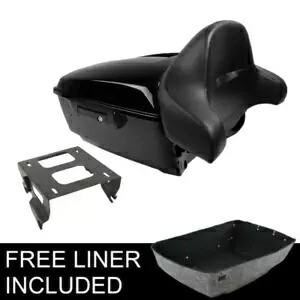 ブラックキング トランク バックレスト ソロ マウント ラック ハーレー ツアー パック ツーリング 14-24 用 Black King Trunk Backrest Solo Mount Rack Fit For Harley Tour Pak Touring 14-24 【並行輸入品】 64,735円