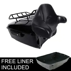 キングパック トランク バックレスト ラック ハーレー ツアーパック ツーリング ロードキング 2014年以降に適合 King Pack Trunk Backrest Rack Fit For Harley Tour Pak Touring Road King 2014-Up 【並行輸入品】