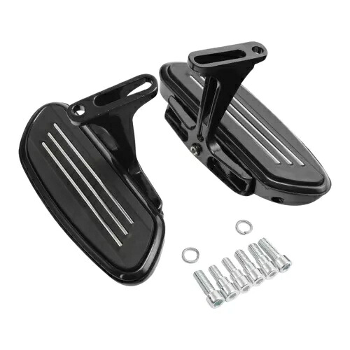 ブラック助手席フットボードハーレー FLHTC FLHT FLTR FLHTCU FLHRC 1993-2023 に適合 Black Passenger Footboard Fit For Harley FLHTC FLHT FLTR FLHTCU FLHRC 1993-2023 【並行輸入品】 42,185円