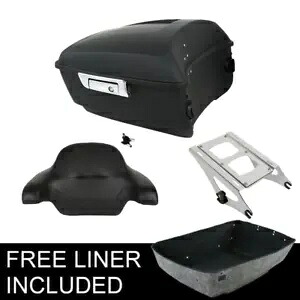 キングパック トランク バックレスト 2 アップ マウント ラック ハーレー ツアー パック ツーリング 2014-24 に適合 King Pack Trunk Backrest 2 Up Mount Rack Fit For Harley Tour Pak Touring 2014-24 【並行輸入品】