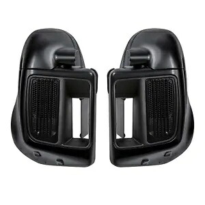 下部通気フェアリング ハーレーツーリングストリートグライド 2014-2023 ブラックデニムに適合 Lower Vented Fairing Fit For Harley Touring Street Glide 2014-2023 Black Denim 【並行輸入品】