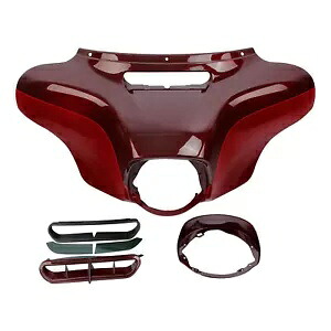 アウターフェアリング ハーレーエレクトラグライド 14-23 ミステリアス/ベロシティ レッド Sunglo に適合 Outer Fairing Fit For Harley Electra Glide 14-23 Mysterious/Velocity Red Sunglo 【並行輸入品】