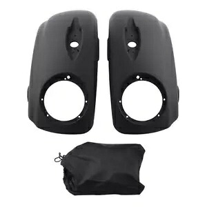マットサドルバッグ蓋 6.5 インチスピーカーカットアウト インディアンチーフテン 2014-2018 に適合 Matte Saddlebags Lids 6.5'' Speaker Cutouts Fit For Indian Chieftain 2014-2018 【並行輸入品】