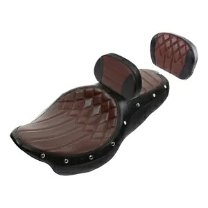 運転席助手席背もたれパッドハーレーツーリングロードグライド 2009-23 22 に適合 Driver Passenger Seat Backrest Pad Fit For Harley Touring Road Glide 2009-23 22 【並行輸入品】
