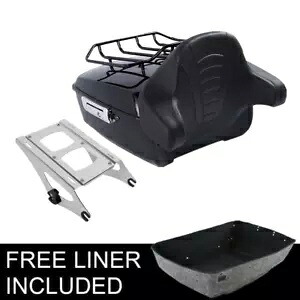 キングパック トランク バックレスト 2 アップ ラック ハーレー ツアー パック エレクトラ グライド 14-24 に適合 King Pack Trunk Backrest 2 up Rack Fit For Harley Tour Pak Electra Glide 14-24 【並行輸入品】
