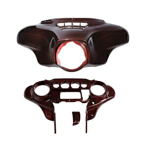 インナー&アウターフェアリング ハーレーツーリングストリートグライド14-23 ツイストチェリーに適合 Inner & Outer Fairing Fit For Harley Touring Street Glide 14-23 Twisted Cherry 【並行輸入品】
