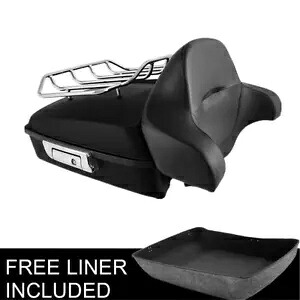 マットチョップドトランクパッド荷物ラックハーレーツアーパックロードグライド14-24 23に適合 Matte Chopped Trunk Pad Luggage Rack Fit For Harley Tour Pak Road Glide 14-24 23 【並行輸入品】