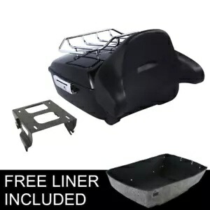 キングパック トランク バックレスト ソロ ラック ハーレー ツアー パック ロード グライド キング 14-24 に適合 King Pack Trunk Backrest Solo Rack Fit For Harley Tour Pak Road Glide King 14-24 【並行輸入品】