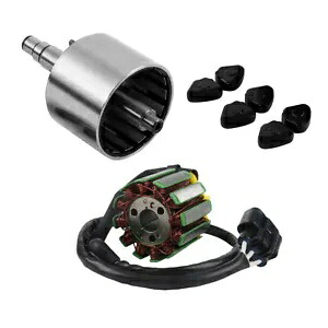 磁気発電機ローター Assy フライホイール ステーター コイルヤマハ YZF R1 04-08 06 に適合 Magneto Generator Rotor Assy Flywheel Stator Coil Fit For Yamaha YZF R1 04-08 06 【並行輸入品】