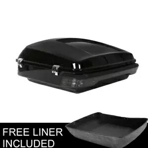 チョップドパックトランクスモークテールライト ハーレーツアーパックロードグライド14-24 23に適合 Chopped Pack Trunk Smoked Tail Light Fit For Harley Tour Pak Road Glide 14-24 23 【並行輸入品】
