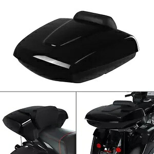 ビビッドブラックロープロファイルパックトランク背もたれフィットインディアンチーフテン14-24 22 23 Vivid Black Low Profile Pack Trunk Backrest Fit For Indian Chieftain 14-24 22 23 【並行輸入品】