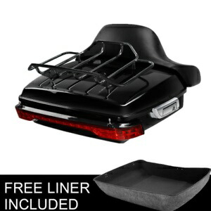 みじん切りパック トランク パッド トップ ラック LED テール ライト ハーレー ロード グライド 14-23 に適合 Chopped Pack Trunk Pad Top Rack LED Tail Light Fit For Harley Road Glide 14-23 【並行輸入品】