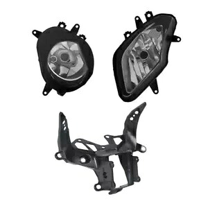 フロントヘッドライトアセンブリ & フェアリングステーブラケット BMW S1000RR 2010-2014 13 に適合 Front Headlight Assembly & Fairing Stay Bracket Fit For BMW S1000RR 2010-2014 13 【並行輸入品】