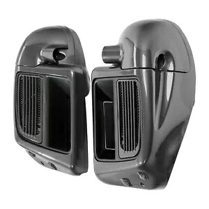 下部通気フェアリング ハーレーツーリングモデル 2014-2023 22 インダストリアルグレーに適合 Lower Vented Fairing Fit For Harley Touring models 2014-2023 22 Industrial Gray 【並行輸入品】