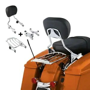 乗客シーシーバー荷物ラックドッキングハードウェアハーレーツーリング 14-23 に適合 Passenger Sissy Bar Luggage Rack Docking Hardware Fit For Harley Touring 14-23 【並行輸入品】