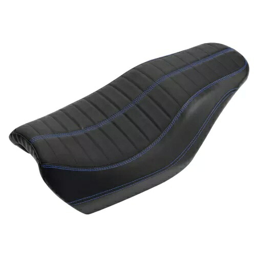 ブラック + ブルー運転席 & 助手席ハーレーストリート XG500 XG750 2015-2020 に適合 Black+Blue Driver & Passenger Seat Fit For Harley Street XG500 XG750 2015-2020 【並行輸入品】