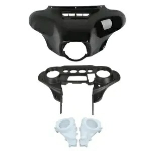 インナー&アウターフェアリングスピーカーカバー ハーレーツーリングストリートグライド14-23に適合 Inner & Outer Fairing Speaker Covers Fit For Harley Touring Street Glide 14-23 【並行輸入品】