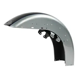 フロントフェンダー ハーレー エレクトラ トライ グライド 14+ ミッドナイト ブルー バラクーダ シルバーに適合 Front Fender Fit For Harley Electra Tri Glide 14+ Midnight Blue Barracuda Silver 【並行輸入品】