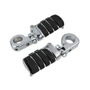 1-1/4 ''ハイウェイバーフットペグペグクランプハーレーツーリングロードキンググライドに適合 1-1/4'' Highway Bar Footpeg Pegs Clamps Fit For Harley Touring Road King Glide 【並行輸入品】