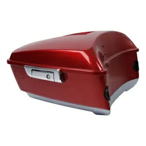 キングパック トランク ハーレー ストリート グライド 2014 以降に適合 ウィキッド レッド バラクーダ シルバー King Pack Trunk Fit For Harley Street Glide 2014-Up Wicked Red Barracuda Silver 【並行輸入品】
