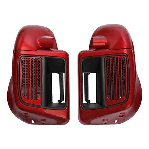 下部通気フェアリング ハーレーツーリングストリートグライド 2014-2024 23 ウィキッドレッドに適合 Lower Vented Fairing Fit For Harley Touring Street Glide 2014-2024 23 Wicked Red 【並行輸入品】