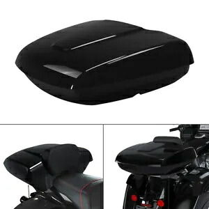 ビビッド ブラック ロープロファイル パック トランク インディアン チーフテン ダークホース 2016-2024 に適合 Vivid Black Low Profile Pack Trunk Fit For Indian Chieftain Dark Horse 2016-2024 【並行輸入品】