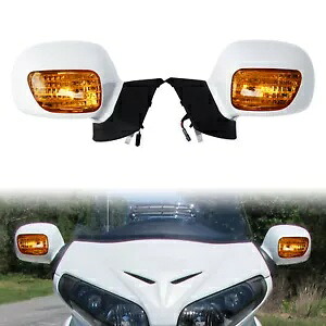 左右リアビューミラーターンシグナルホンダゴールドウィング 1800 GL1800 01-17 Left Right Rear View Mirror Turn Signal Fit For Honda Goldwing 1800 GL1800 01-17 【並行輸入品】