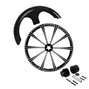 30 インチフロントフェンダーホイールリムシングルディスクハブハーレーエレクトラグライド 2008-24 に適合 30'' Front Fender Wheel Rim Single Disc Hub Fit For Harley Electra Glide 2008-24 【並行輸入品】