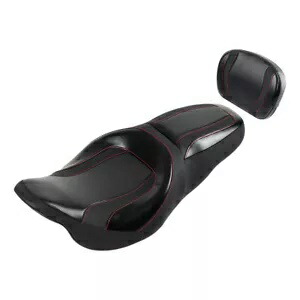 運転席助手席背もたれハーレーツーリング FLHR FLTRX FLHX 2009-2023 に適合 Driver Passenger Seat Backrest Fit For Harley Touring FLHR FLTRX FLHX 2009-2023 【並行輸入品】