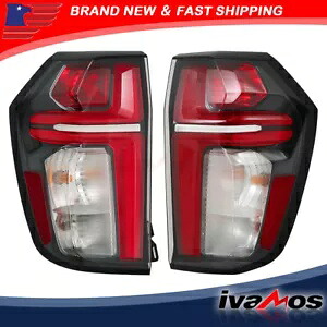 品質ドライバー + 助手席リアライトブラックハウジングタホサバーバン 2021-2023 Quality Driver+Passenger Rear Lights Black Housing For Tahoe Suburban 2021-2023 【並行輸入品】