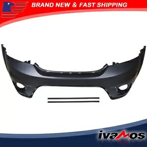 2011-2018 ダッジ ジャーニー用フロントプラスチックバンパーカバー フォグランプ穴付き Front Plastic Bumper Cover For 2011-2018 Dodge Journey w/ Fog Lamp Holes 【並行輸入品】｜カスタムパーツ WORLD倉庫 58,080円