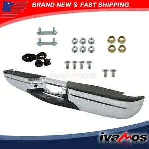 クローム リアステップバンパーアセンブリ 1997-2004 フォード F-150 / 1997-1999 F-250 用 Chrome Rear Step Bumper Assembly New For 1997-2004 Ford F-150 / 1997-1999 F-250 【並行輸入品】