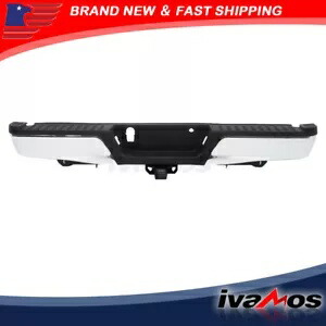 スチール製リアステップバンパーアセンブリ マックストウ付き 2015-2020 フォード F-150 クローム Steel Rear Step Bumper Assembly w/ Max Tow For 2015-2020 Ford F-150 Chrome 【並行輸入品】 61,105円