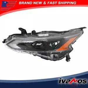 ブラッククリアヘッドライトアセンブリ 2022-2023 日産アルティマ LED 左側運転席側 Black Clear Headlight Assembly For 2022-2023 Nissan Altima LED Left Driver Side 【並行輸入品】