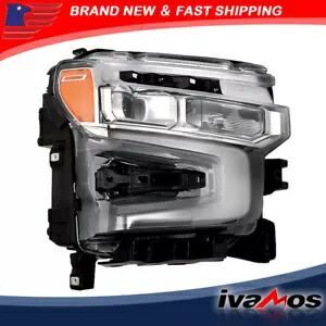 シングル RH サイド 22-24 シボレー シルバラード 1500 LTZ RST ヘッドライト LED クローム Single RH Side For 22-24 Chevrolet Silverado 1500 LTZ RST Headlight LED Chrome 【並行輸入品】｜カスタムパーツ WORLD倉庫 79,860円