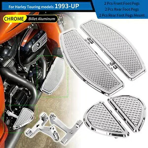 CNC ドライバー助手席フロアボード フットボード ハーレー エレクトラ ストリート グライド 93-23用 CNC Driver Passenger Floorboards Footboard For Harley Electra Street Glide 93-23 【並行輸入品】