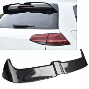 2014-19 フォルクスワーゲン VW ゴルフ 7 MK7 7.5 GTI カーボンファイバーリアルーフスポイラーウィング For 2014-19 Volkswagen VW Golf 7 MK7 7.5 GTI Carbon Fiber Rear Roof Spoiler Wing 【並行輸入品】